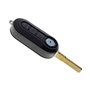JONGO - Coque de Clé avec Lame Compatible avec Peugeot Boxer 3 | Boitier Clef Plip Voiture Télécommande 3 Boutons