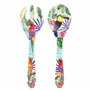 Les Jardins de la Comtesse – Couverts à salade en Mélamine Pure – Toucans de Rio – 33 cm – Multicolore - Service de Table de la