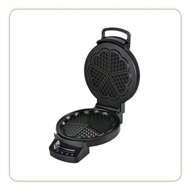 Little Balance 8382 Speed Gaufres Cœur 1200 - Gaufrier Electrique - 5 Gaufres Cœur en 1 Seule Cuisson - Plaques Anti-Adhésives -