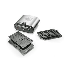 SENYA Gaufrier 2-en-1 - Plaques Interchangeables Gaufres et Croque-Monsieur