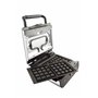 SENYA Gaufrier 2-en-1 - Plaques Interchangeables Gaufres et Croque-Monsieur, Revêtement Antiadhésif, 800W, Argent - SYCK-WM003S