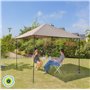 GARD & ROCK - Pied pour parasols Droits, en Aluminium - Multi-Applications, à Clipser sur Les Bases d'ancrage - Fixez, déplacez 