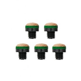 Lot de 5 procédés à vis plastique diamètre 12mm pour queue de billard.