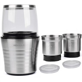 VeoHome Moulin à café et mixeur électrique broyeur pour Grains de café