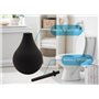 Poire de Lavement Intime 225ml En Silicone Médicale - 2 Canules Incluses Nettoyage Anus et Vagin - Kit De Douche Rectale pour Fe