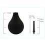 Poire de Lavement Intime 225ml En Silicone Médicale - 2 Canules Incluses Nettoyage Anus et Vagin - Kit De Douche Rectale pour Fe