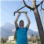 YY Vertical – La Baguette – agrès d’Escalade en Bois Mini – hangboard Compact pour entraînement, Suspension et Musculation – Acc