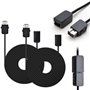 Link-e : 2 X Manette de Jeu et Cable Rallonge Compatible avec la Console Nintendo Mini/Classic NES