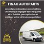 Clé de jantes enjoliveur avec 4 écrous courts anti-vol | Installation facile & qualité OEM | Compatible avec Renault et Opel | F