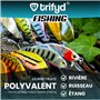 trifyd ® - Leurre Truite Rivières 5cm, Le Pack de 5 Poissons Nageurs de pêche pour Petits carnassiers