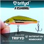 trifyd ® - Leurre Truite Rivières 5cm, Le Pack de 5 Poissons Nageurs de pêche pour Petits carnassiers