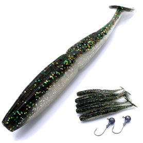 trifyd ® Fishing - Leurres Souples shad de 10 cm pour brochet ou Tous Types de canassiers