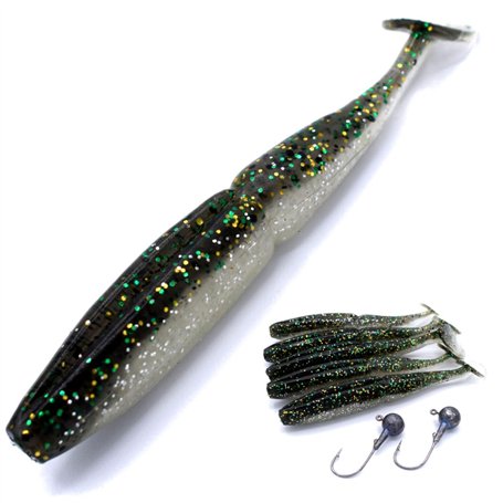 trifyd ® Fishing - Leurres Souples shad de 10 cm pour brochet ou Tous Types de canassiers