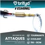 trifyd ® Fishing - Cuilleres tournantes Peche Kits Leurres brochet et carnassiers 8 cm 11g - 5 pièces