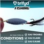 trifyd ® Fishing - Cuilleres tournantes Peche Kits Leurres brochet et carnassiers 8 cm 11g - 5 pièces