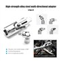 ISE 1/2" + 1/4" Cle a Douille a Cliquet Coffret de Douilles 58 PCS, & Coffret de Vissage Embouts, Joint Universel, Rallonges, Cl