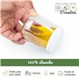 DIY Creation - Lot de 12 Pots de Yaourt en Verre avec couvercles hermétiques - Yaourtière Seb Multidélices, Thermomix, Cookeo - 