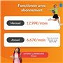 Weenect Kids - GPS Enfant | sans Limite de Distance | 7 Jours d'autonomie | Bouton d’Alerte | Téléphone d'urgence | 2G | Fonctio