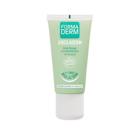 Formaderm - Gel Articulations Roll-On Argiladerm - Gel Massage à l'Argile Verte