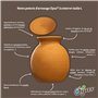 POTERIE D'ARROSAGE OYAS A ENTERRER 5 litres – AUTONOMIE 1 Semaine – Potager ET Jardin – OLLAS Terre Cuite – Fabrique en France -