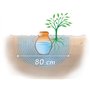 POTERIE D'ARROSAGE OYAS A ENTERRER 5 litres – AUTONOMIE 1 Semaine – Potager ET Jardin – OLLAS Terre Cuite – Fabrique en France -