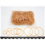 Progom - Elastiques caoutchouc - blond - tailles assorties - longueur à plat : 30mm