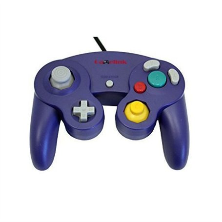 Childhood classique USB câblé contrôleur Gamepad pour PC et Mac NGC pourpre