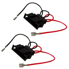 AERZETIX - 2 Connecteurs - Adaptateurs - de Haut-Parleurs - enceintes - auto - pour - auto - voiture - C11029