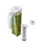 PIKA - Kit de conservation sous vide pour jus de fruits et légumes : Carafe sous vide 1L + pompe + couvercle universel taille S
