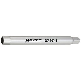 Hazet 2797-1 Clé en tube pour pare-chocs/carré creux 6