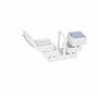 Prym Nähkasten Holz M weiß mit Stoff 612578 Travailleuse, bois M blanc avec tissu, Medium