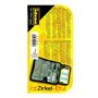 Idena 20066 - Compas en étui, 11 pièces, avec géodésiques, règle, mines de rechange pour le compas, porte-mine & mines de rechan