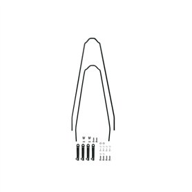 SKS Replacement U Stay Kit Black Velo 42/47 for Suntour Forks Garde-Boue Unisexe