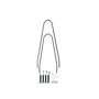SKS Replacement U Stay Kit Black Velo 42/47 for Suntour Forks Garde-Boue Unisexe