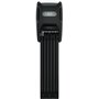 ABUS Antivol pliable Bordo Alarm 6000KA SH avec support - antivol vélo en acier trempé - avec alarme sonore de 100 dB et cylindr