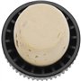 Westmark 482020E4 Lot de 12 bouchons pour bouteilles de vin, spiritueux, huile ou vinaigre, liège naturel/plastique, marron clai