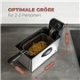 Friteuse electrique - Friteuse avec huile - Friteuse électrique - Friteuse semi pro - Bomann FR 2264 CB - Friteuse Corps, couver