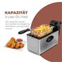 Friteuse electrique - Friteuse avec huile - Friteuse électrique - Friteuse semi pro - Bomann FR 2264 CB - Friteuse Corps, couver