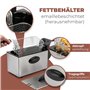 Friteuse electrique - Friteuse avec huile - Friteuse électrique - Friteuse semi pro - Bomann FR 2264 CB - Friteuse Corps, couver