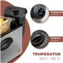 Friteuse electrique - Friteuse avec huile - Friteuse électrique - Friteuse semi pro - Bomann FR 2264 CB - Friteuse Corps, couver