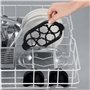 Cloer 6099 Cuiseur à Œufs avec message acoustique prêt, pour jusqu‘a 6 oeufs, inserts pour œufs pochés, 400 W, Boîtier en matièr