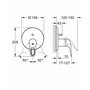 GROHE Mitigeur mécanique 2 sorties Eurostyle 24049003 (Import Allemagne)