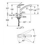 Grohe Eurosmart Mitigeur de cuisine Chrome