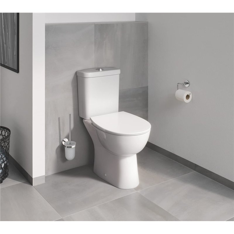 Image secondaire de GROHE Siège de toilette Bau en céramique à fermeture souple slim 39923900, blanc alpin, 1 pièce