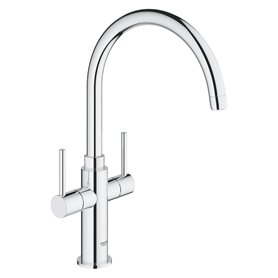 GROHE Mélangeur Évier Ambi Cosmopolitan 30190000 (Import Allemagne) Argent