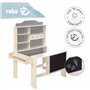roba Marchande Enfant en Bois pour Garçons et Filles de 3 Ans et plus - 6 Compartiments 4 Tiroirs et 2 Étagères - Inclus Tableau