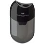 Faber-Castell - 183500 - Taille-crayon double - Couleur du boîtier : noir/transparent (2 taille-crayons)