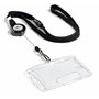 Durable 822301 Lacet Enrouleur Textile Attache Mousqueton Lacet 1cm Large 44cm Longueur Enrouleur 80cm Lot de 10 Assorties