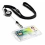 Durable 822301 Lacet Enrouleur Textile Attache Mousqueton Lacet 1cm Large 44cm Longueur Enrouleur 80cm Lot de 10 Assorties