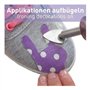 PEBARO Mini fer à repasser avec 2 embouts pour concevoir le tissu, le repassage, le patchwork et l'application de tissu non-tiss
